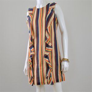 HARVEY FAIRCLOTH Striped Mini Dress